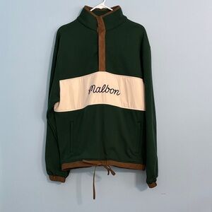 Malbon Men's Stylish Green and Cream Jacket